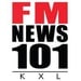 FM News 101 - KXL-FM Logo
